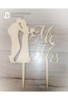 Torto smeigtukas "Mr & Mrs"